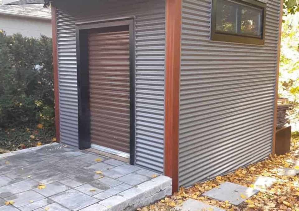 Roll Up Shed Door Ideas Hahnbuilders