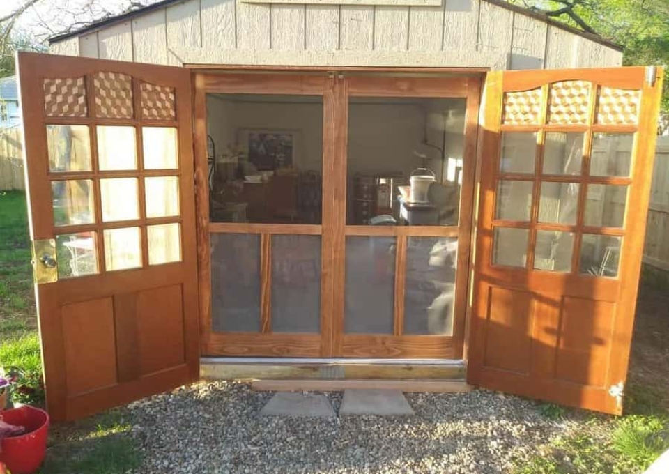 Stylish Shed Door Ideas Joejoepotatopancake