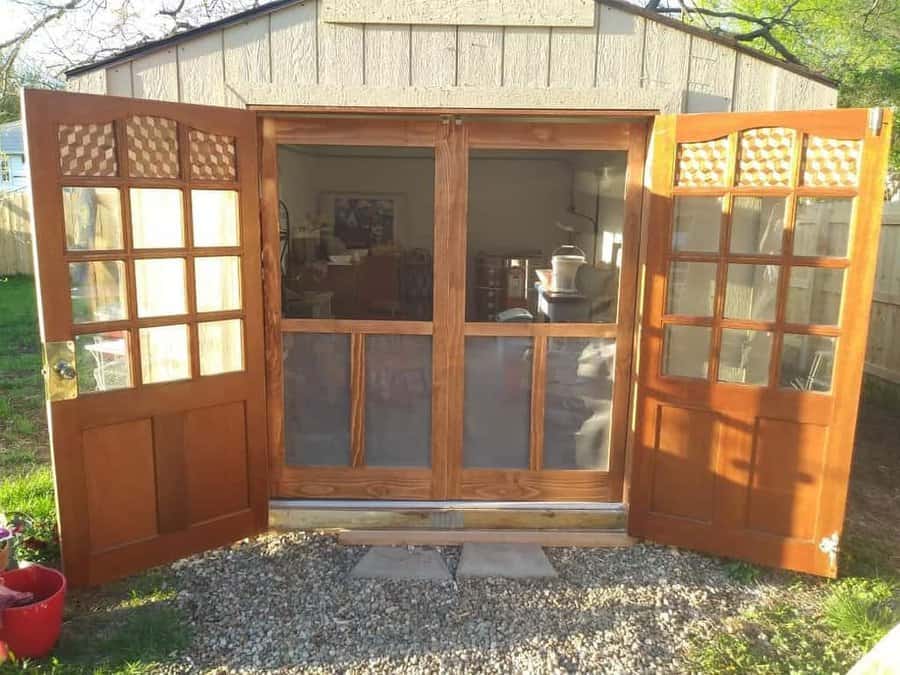 Stylish Shed Door Ideas Joejoepotatopancake