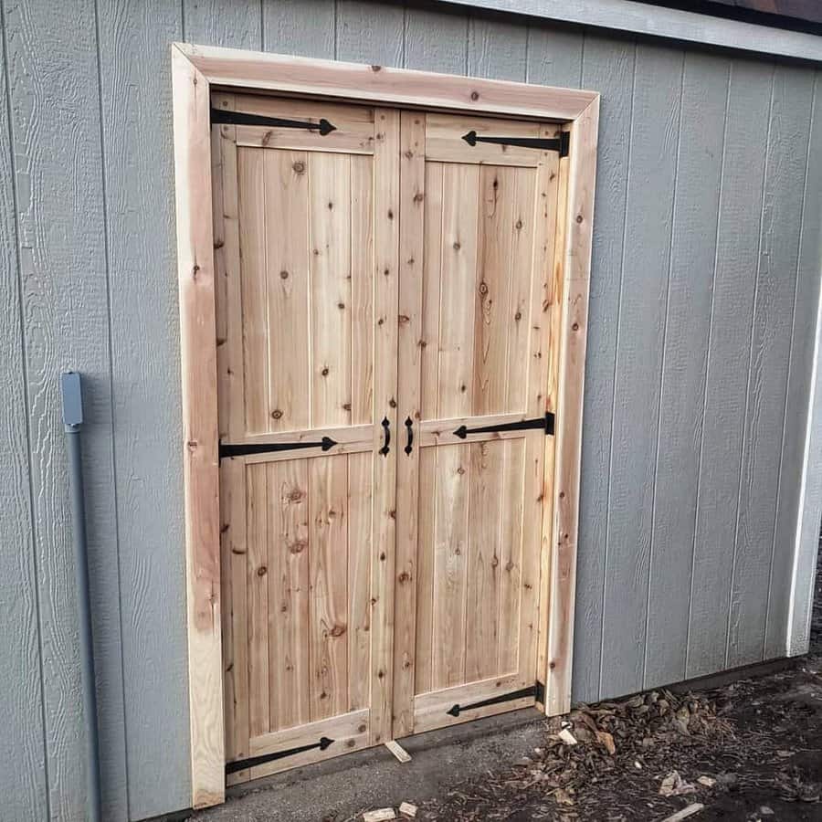 Wooden Shed Door Ideas Oak Hills Woodwork