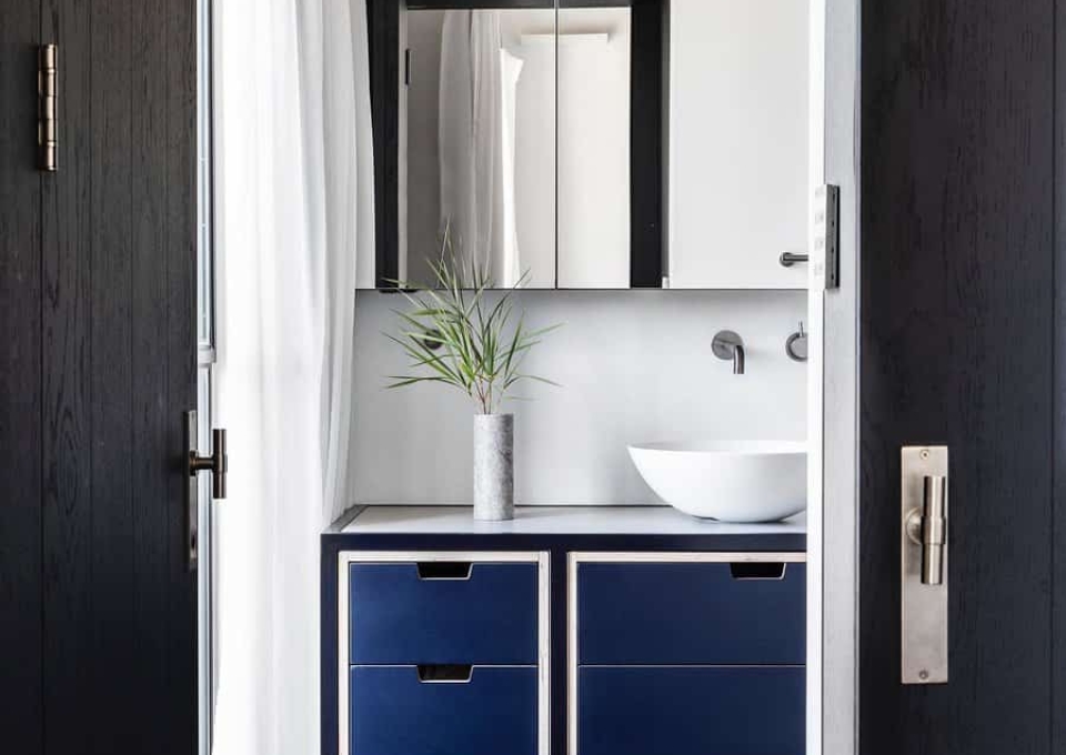 Bathroom Fittings Blue Bathroom Ideas Levy Chamizer Architects