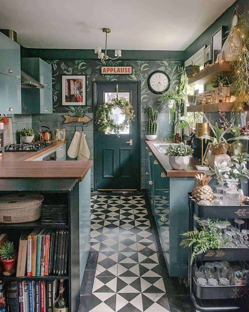 Boho Tiny Kitchen Ideas Layered Home