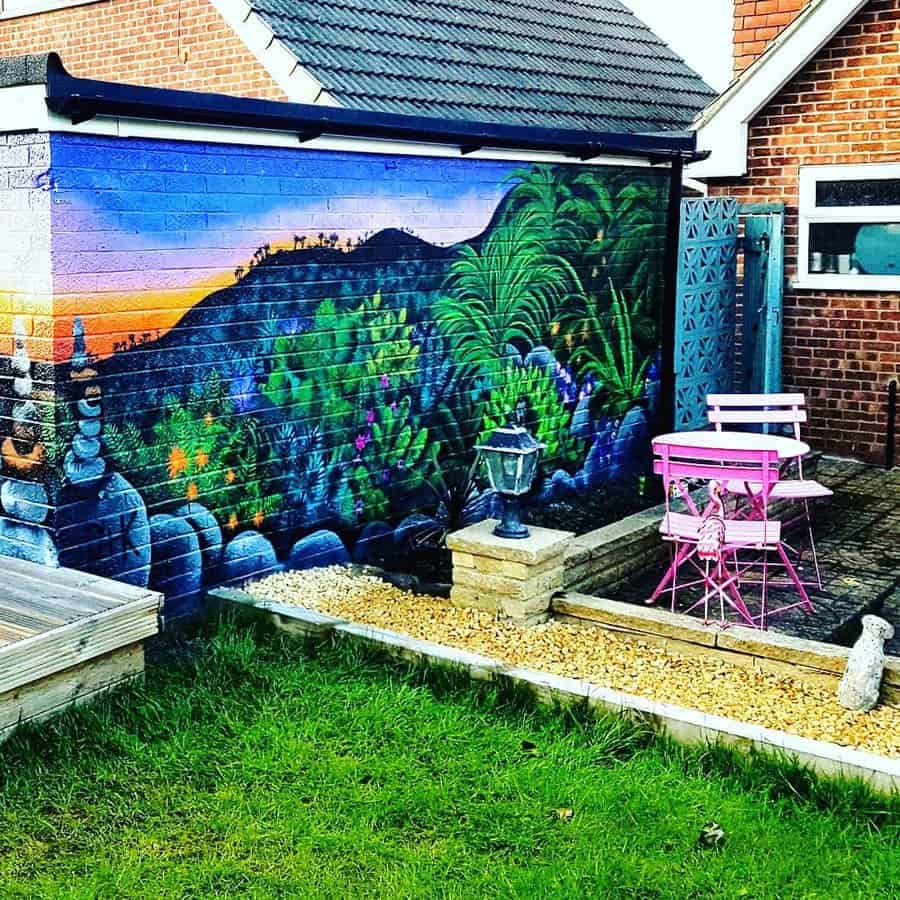 Garden Wall Mural Ideas Anna Wheelhouse Artist