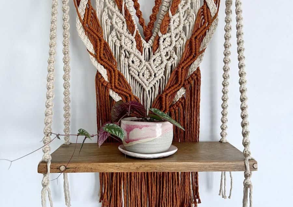 Hanging Shelving Ideas Bleubellmacrame