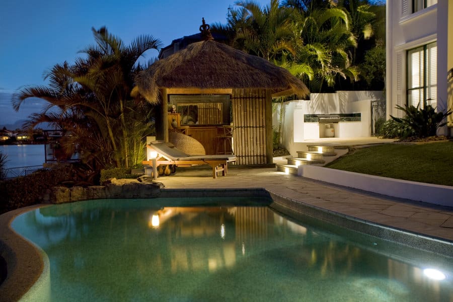 Hut Pool Cabana Ideas