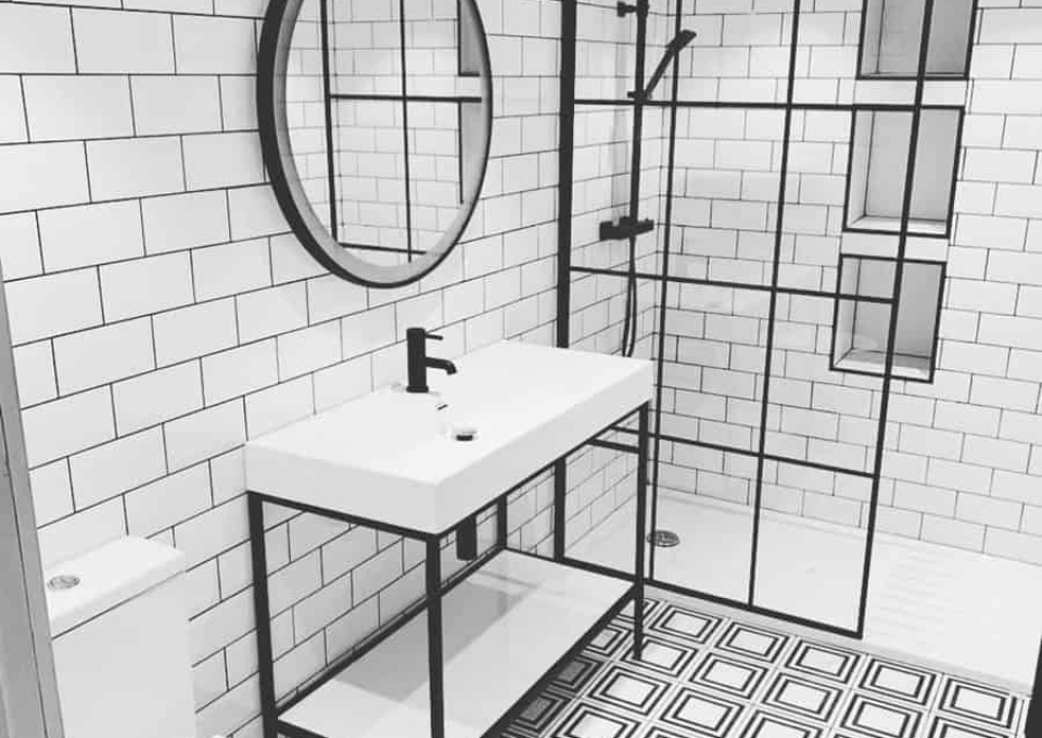 Industrial Black And White Bathroom Ideas Loft Eleven