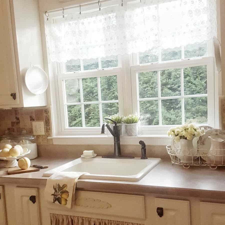 Lace Kitchen Valance Ideas Kate