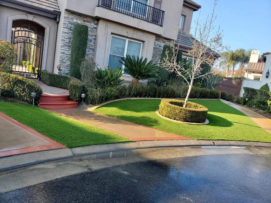 Landscape Sidewalk Ideas Synlawncentralcalifornia