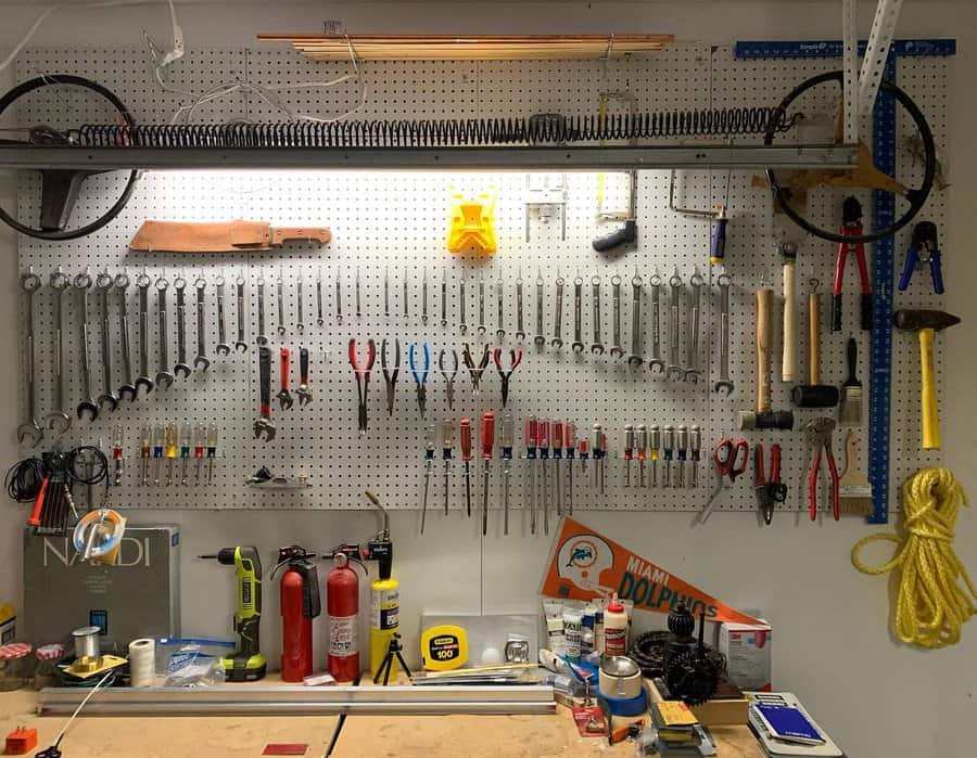 Large Pegboard Wall Garage Pegboard Ideas Blanchardwatchco