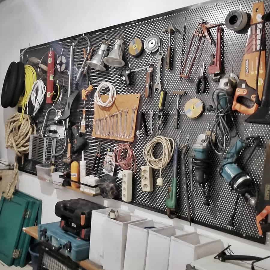 Metal Garage Pegboard Ideas Isni Ar