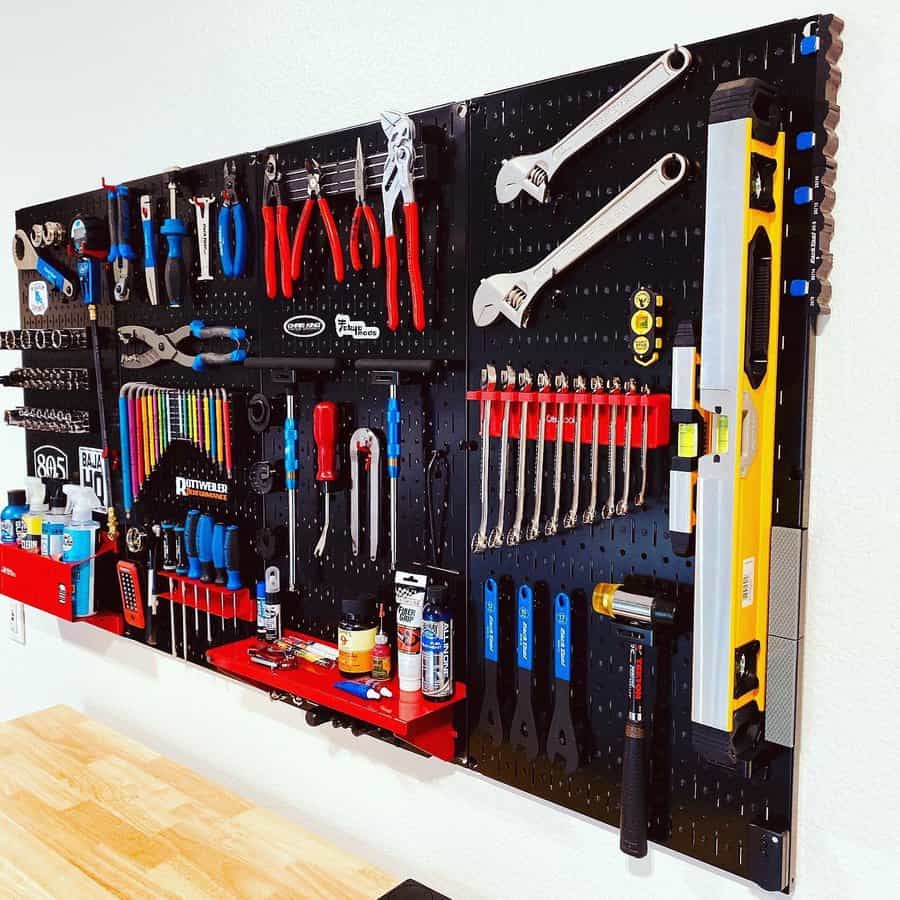 Metal Garage Pegboard Ideas Kenank