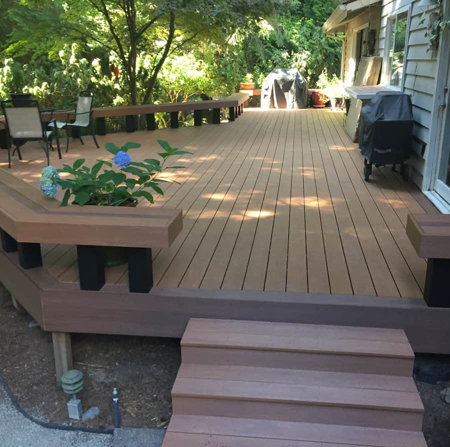 Multipurpose Wood Deck Railing Ideas Wights Deck Design