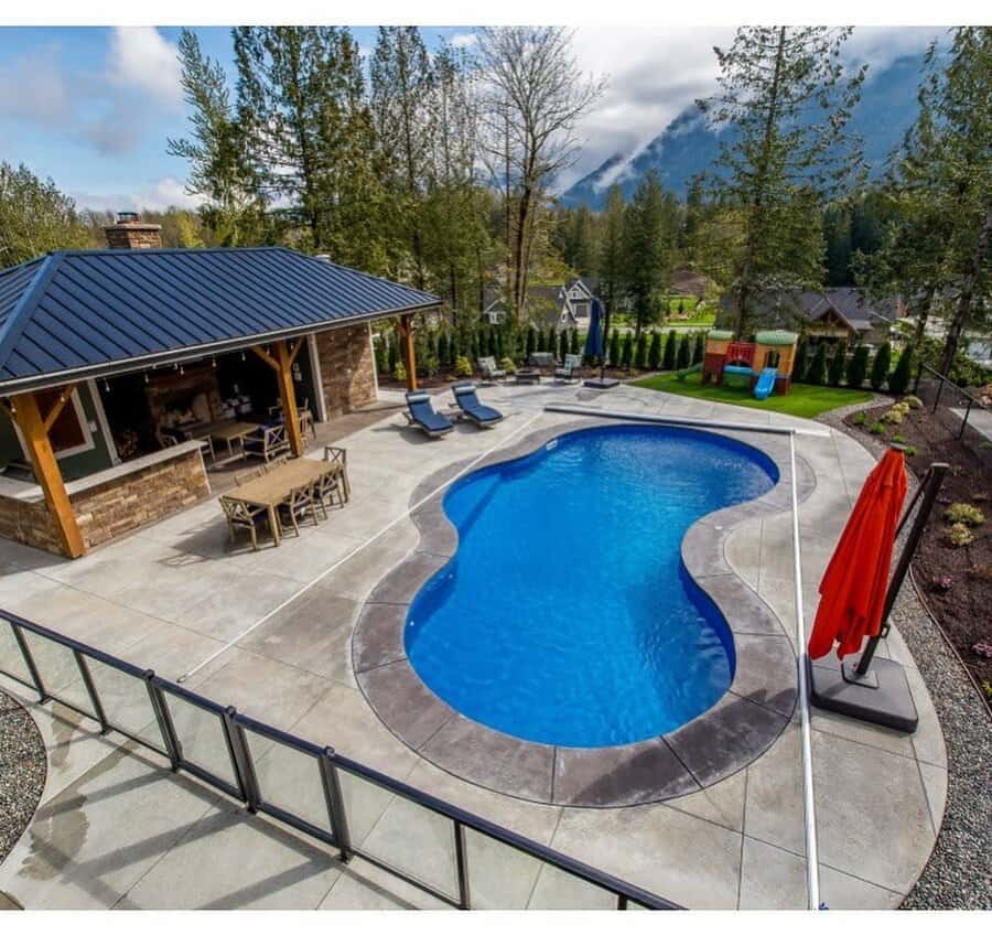 Outdoor Kitchen Bar Pool Cabana Ideas Lundersrealestate