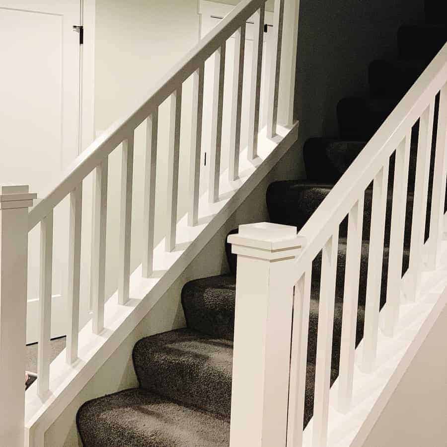 Painted Basement Stair Ideas Designingfor