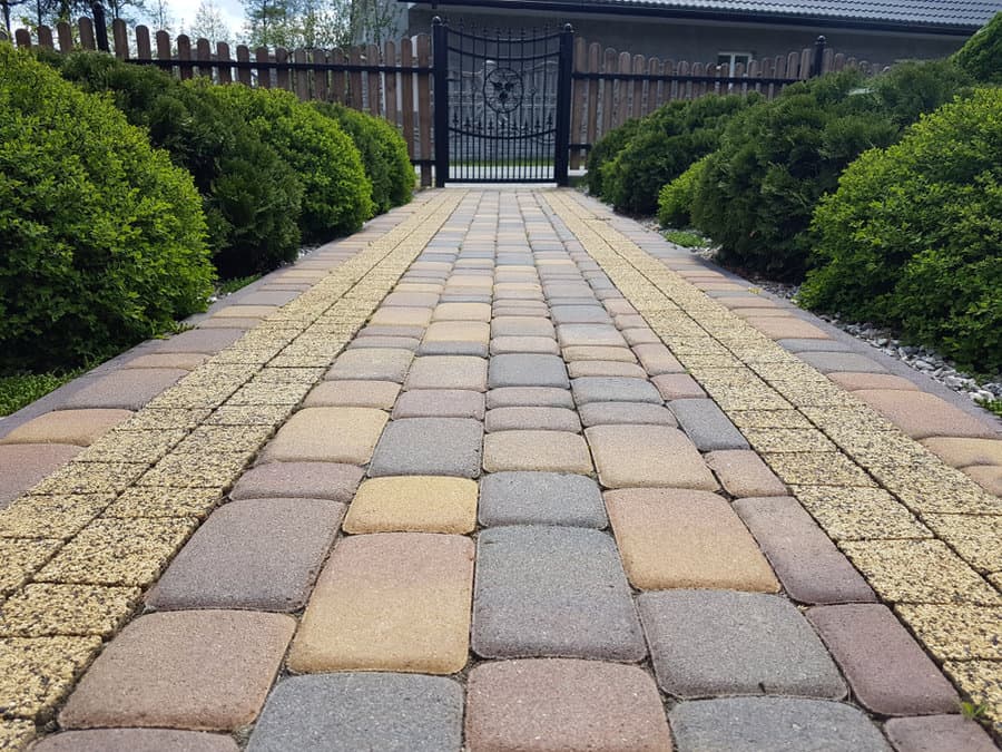 Pavers Sidewalk Ideas