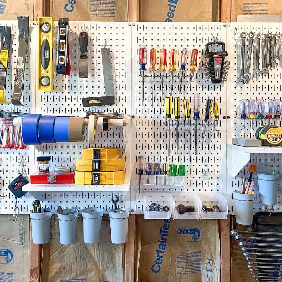 Pegboard Organization Garage Pegboard Ideas A Simple Start