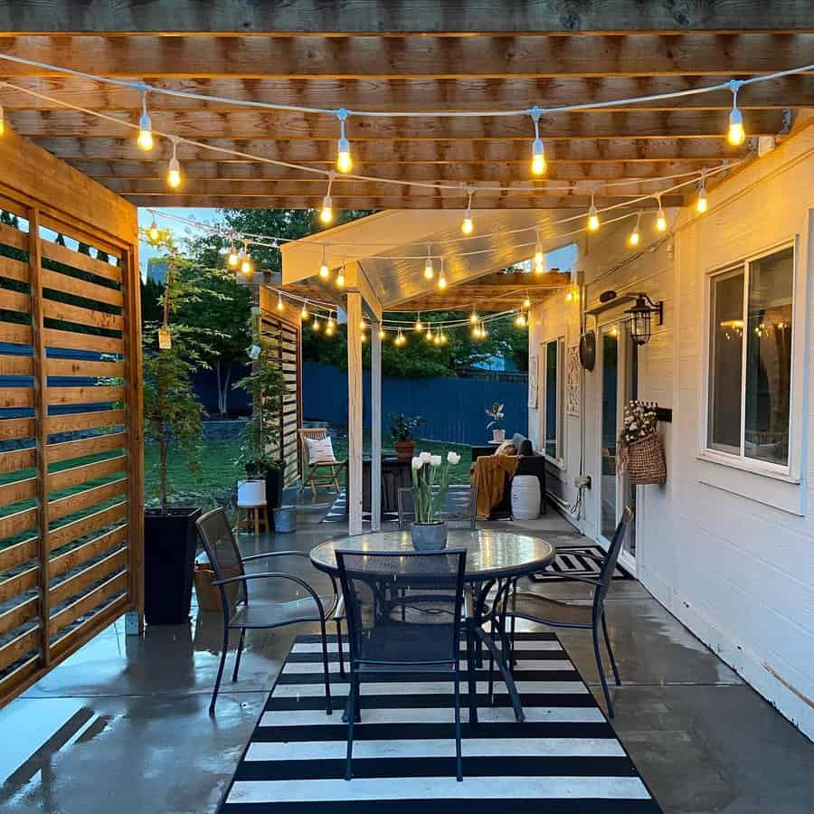 Pergola Backyard Lighting Ideas My Humble Homestead