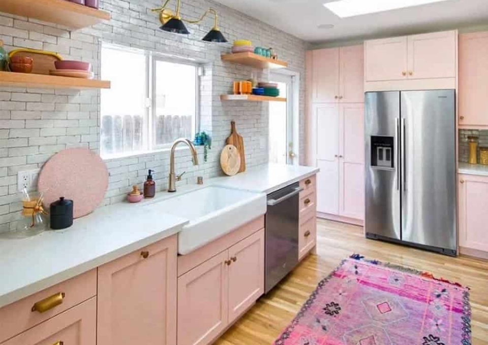 Pink Kitchen Paint Ideas Cf Vancouver