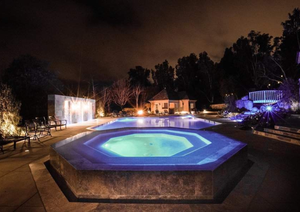 Pool Backyard Lighting Ideas Aroundthecastleinc