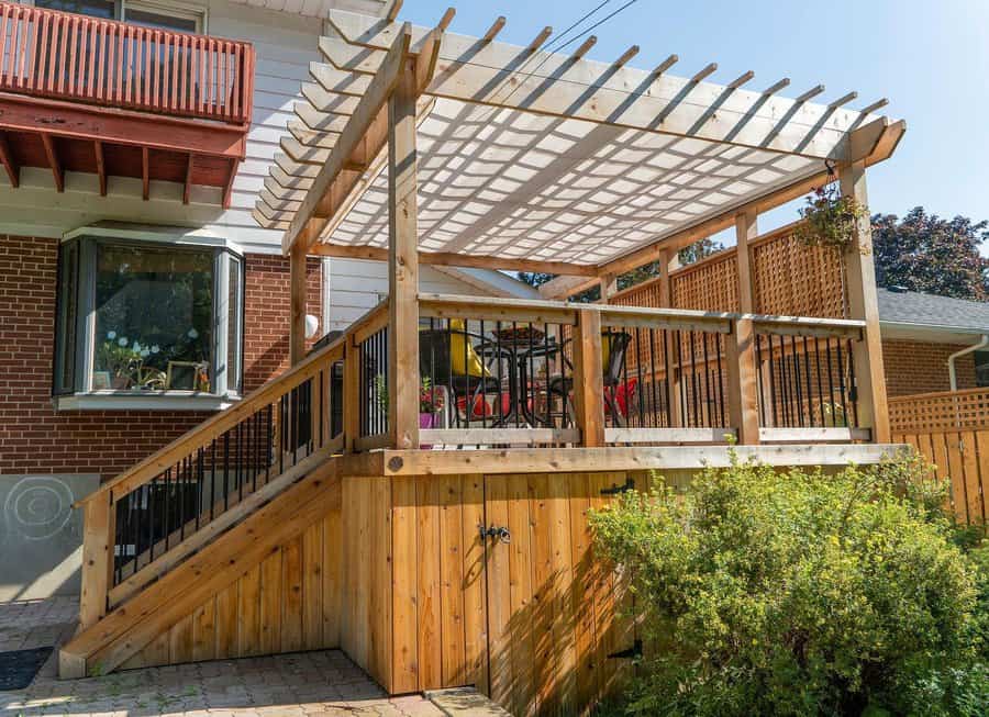 Privacy Wood Deck Railing Ideas Decks Ca