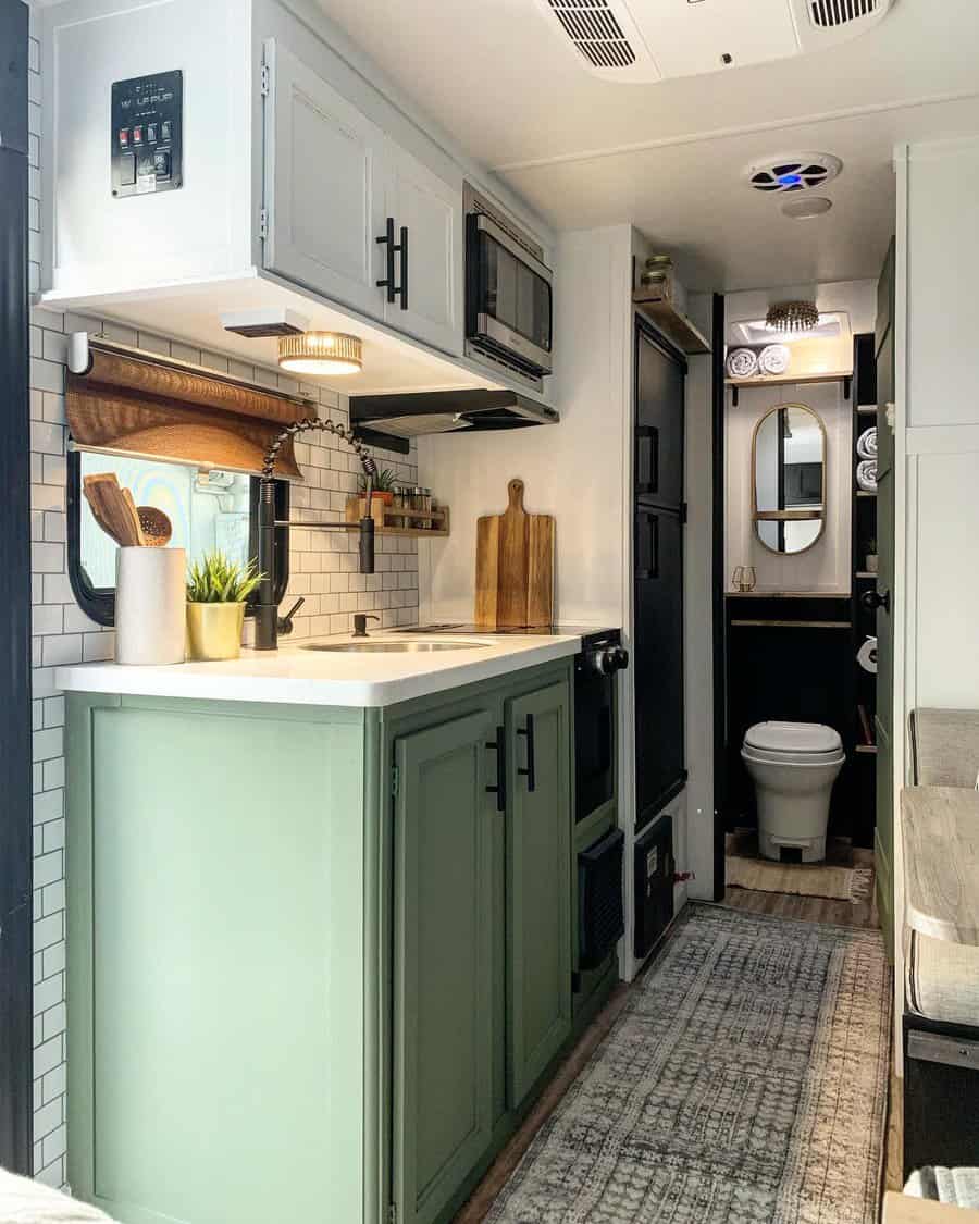 Rv Tiny Kitchen Ideas Reedsindeed