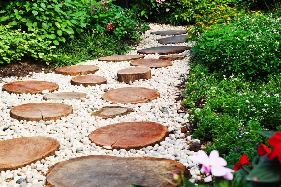 Rocks And Pebbles Sidewalk Ideas