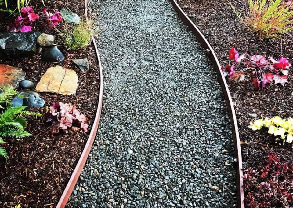 Rocks And Pebbles Sidewalk Ideas Cobbscape