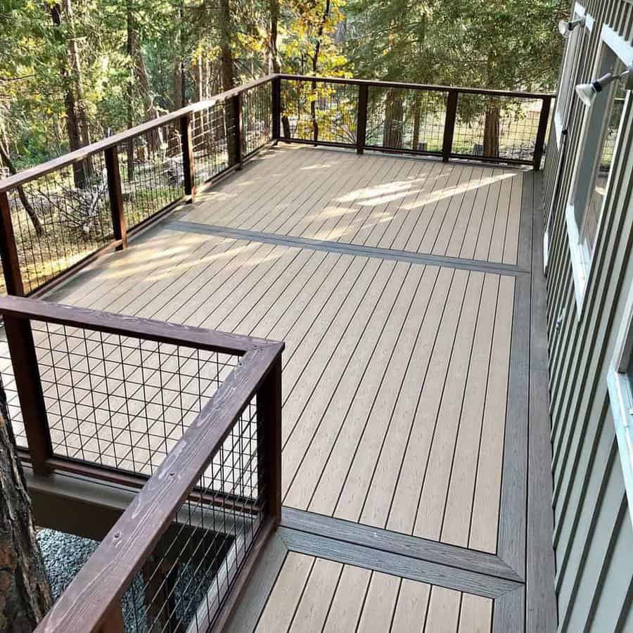 Rustic Wood Deck Railing Ideas Greenacresconstruction