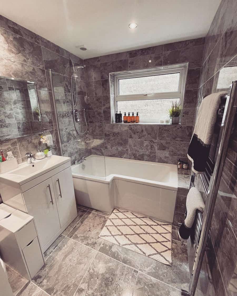 Sink Small Bathroom Ideas With Tub Homewiththehiltons