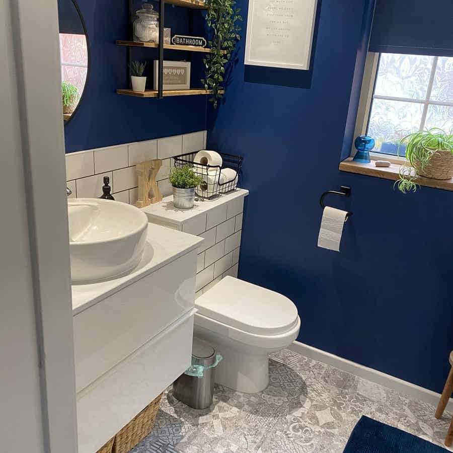 Small Blue Bathroom Ideas Laurasplumbingandtiling