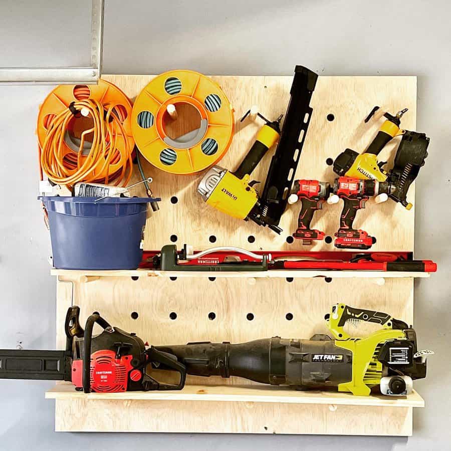 Small Garage Pegboard Ideas Laterwoodworks