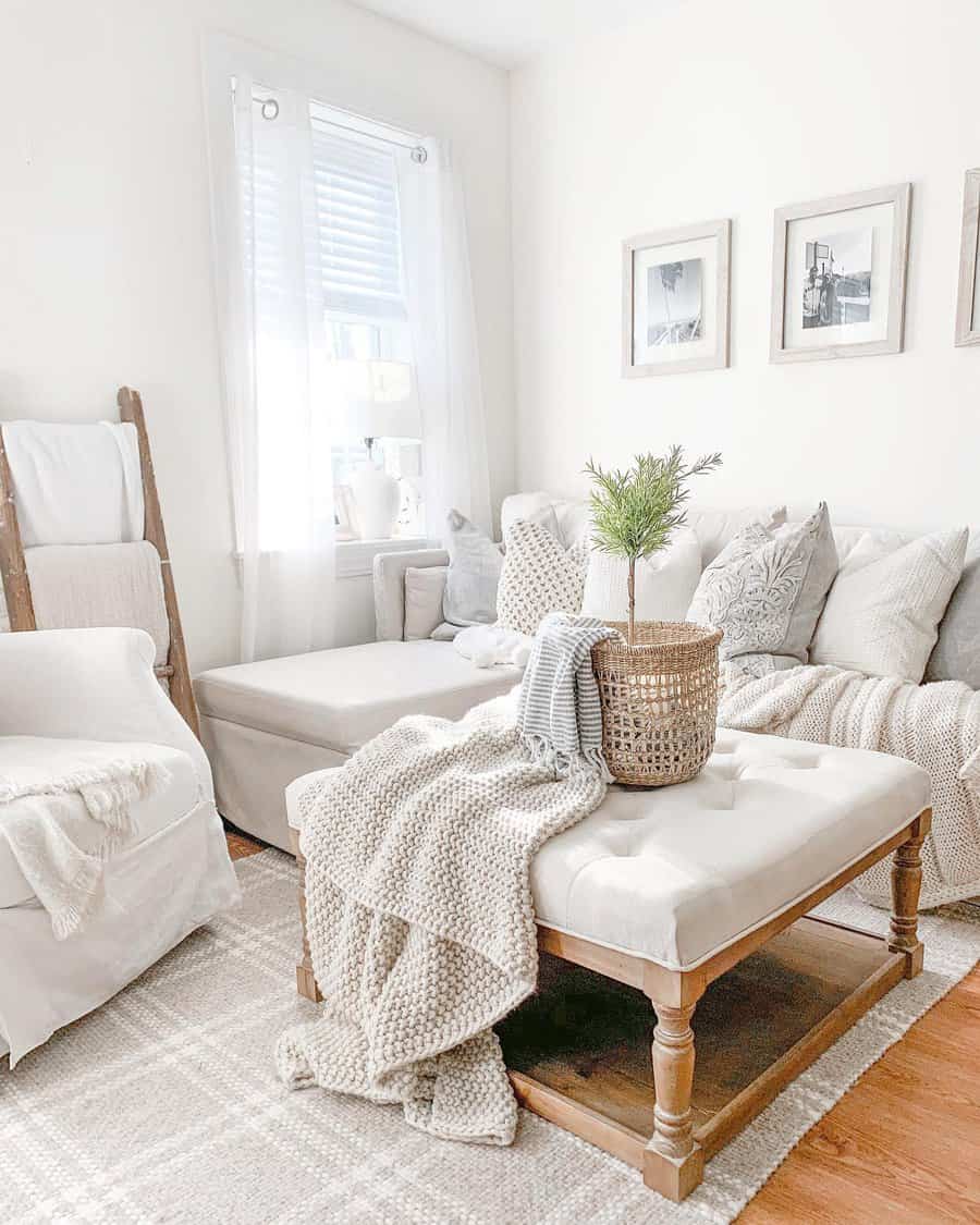 Small White Living Room Ideas The Farmhouse