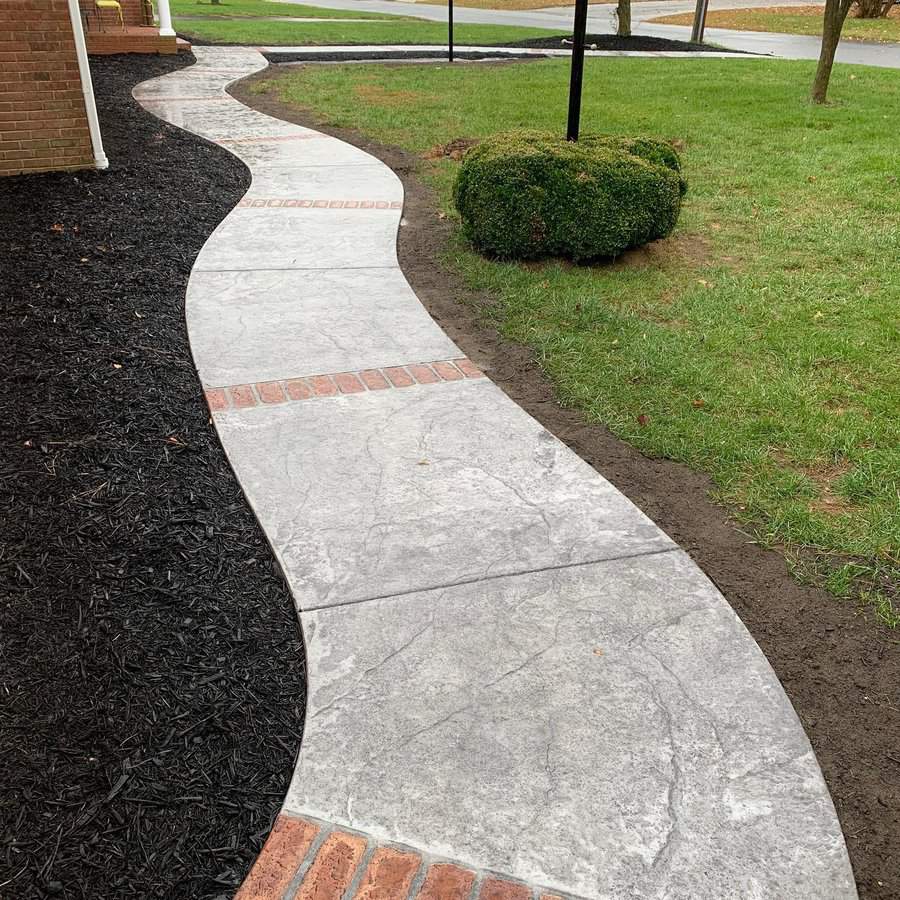 Stamped Concrete Sidewalk Ideas Delawaredecorativeconcrete