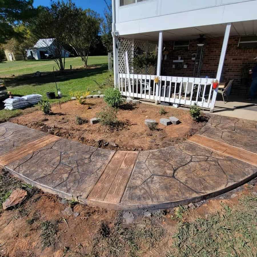 Stamped Concrete Sidewalk Ideas Saleconcreteconstruction