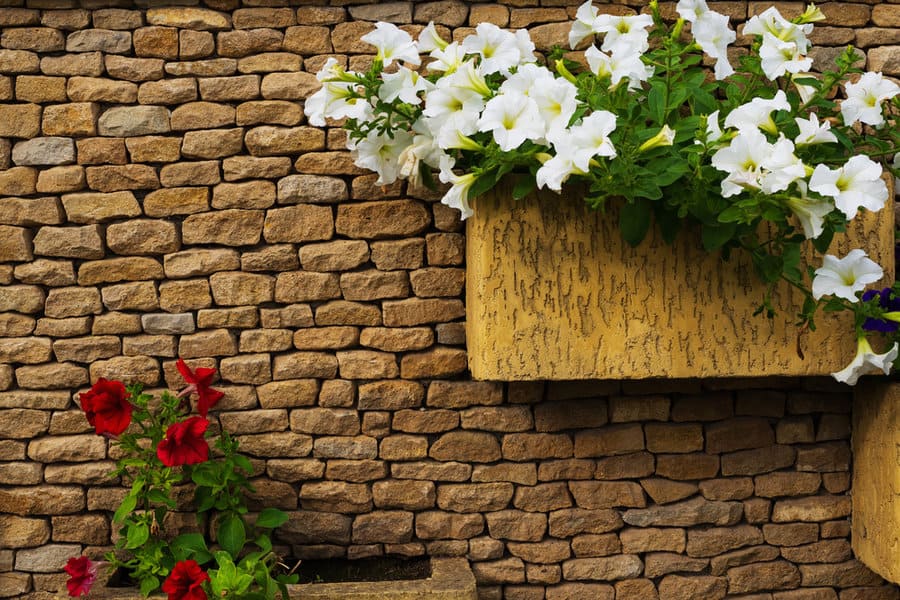 Stone Garden Wall Ideas