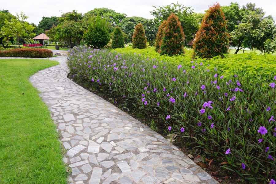 Stone Sidewalk Ideas