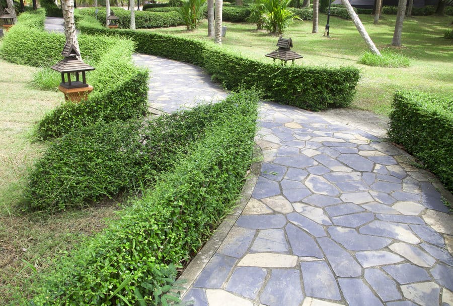 Stone Sidewalk Ideas