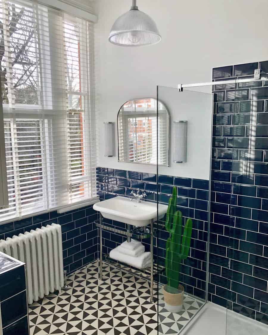 Tiles Blue Bathroom Ideas Ourvictorianmoneypit