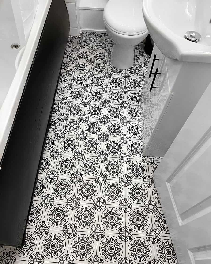 Vinyl Small Bathroom Flooring Ideas Athomewithblessing