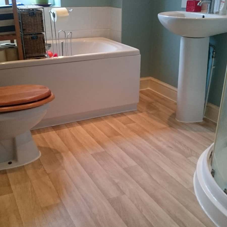 Vinyl Small Bathroom Flooring Ideas Ianwrightsgoldtooth