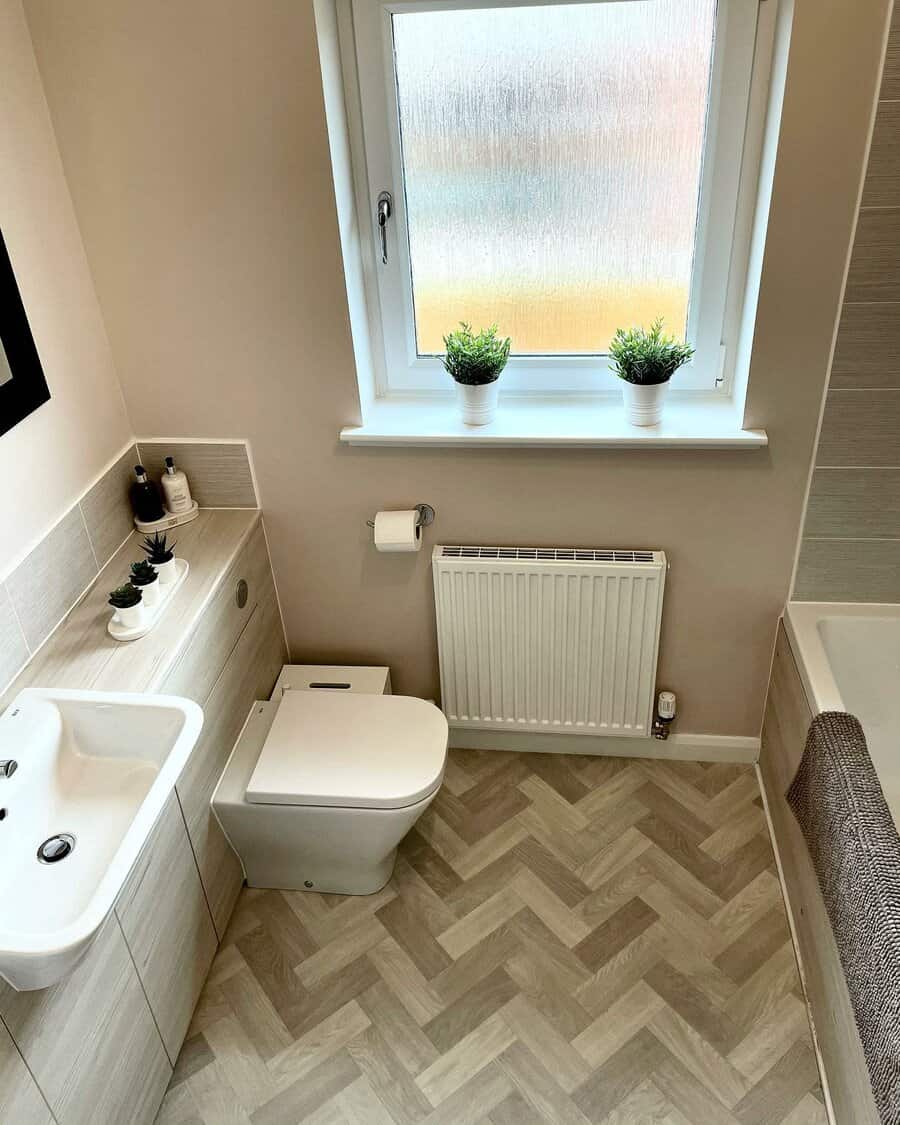 Vinyl Small Bathroom Flooring Ideas Mrs Henderson Home