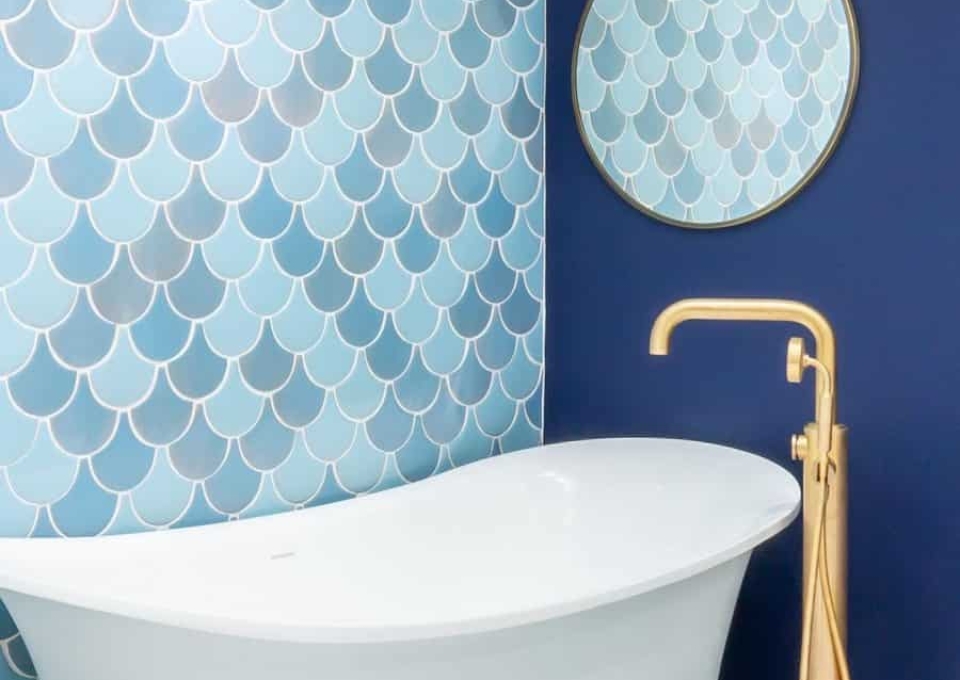 Wall Blue Bathroom Ideas Thebromleybathroomcompany