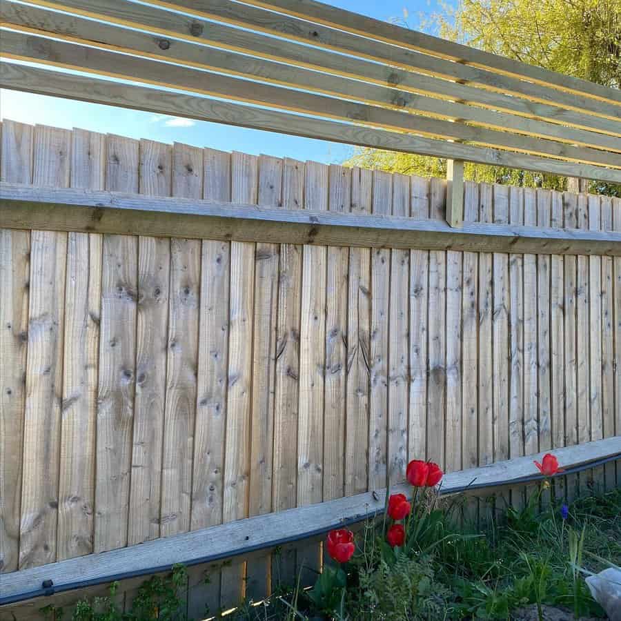 Wood Garden Wall Ideas Renovation Before And After