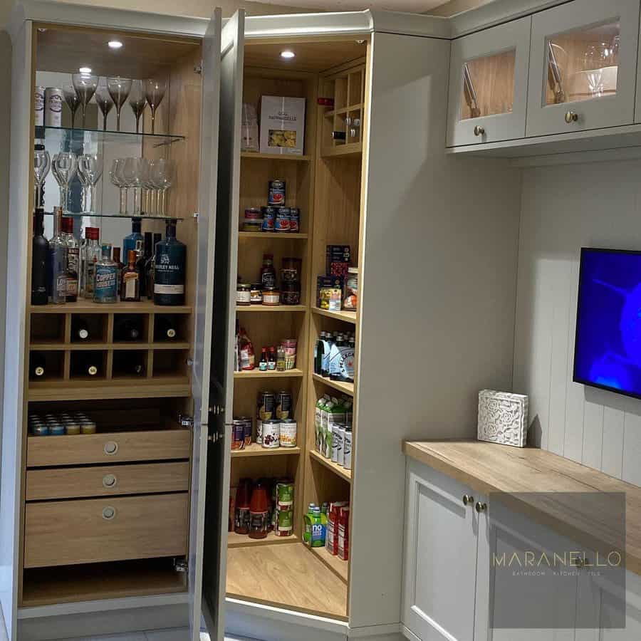 Corner Pantry Cabinet Ideas Maranello Home