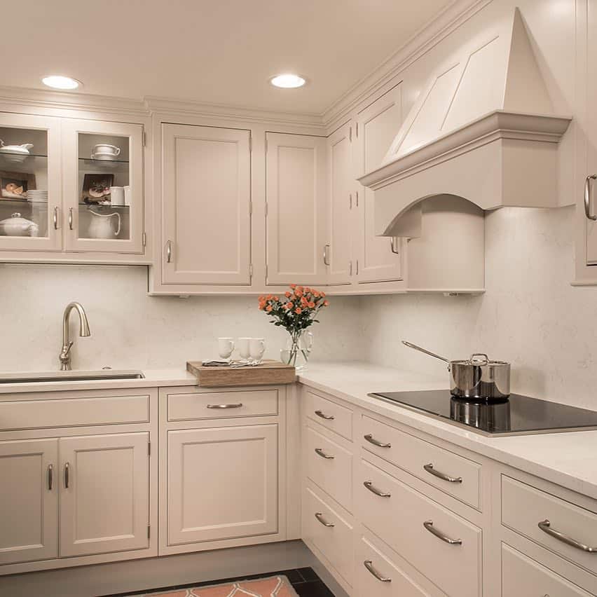 Country Style White Kitchen Cabinets Ideas Brooksberrykandb