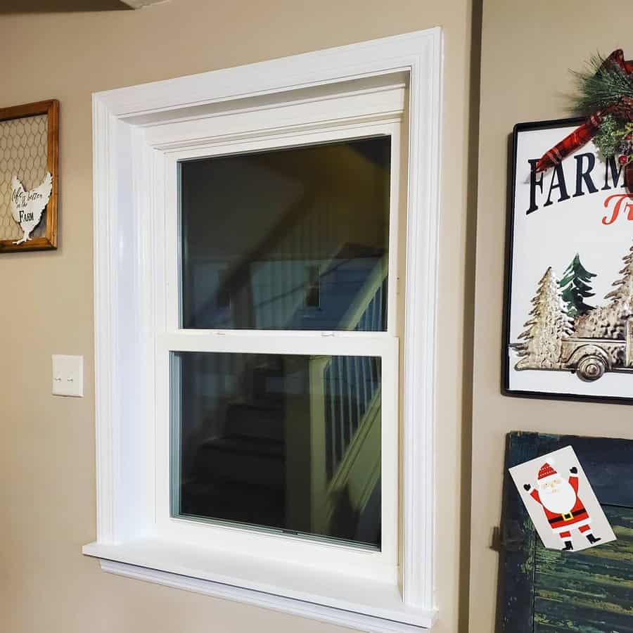 White Window Trim Ideas Briankranik