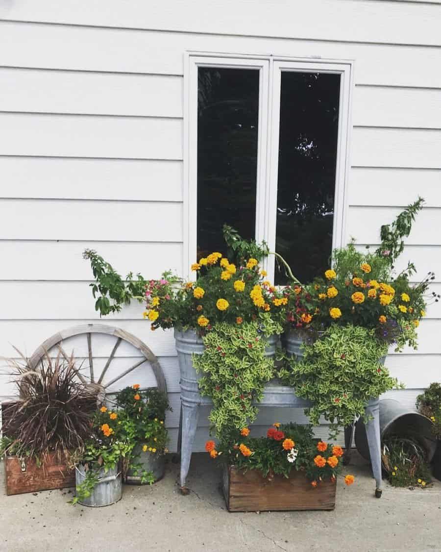 Container Garden Flower Bed Ideas Dakotabloomco