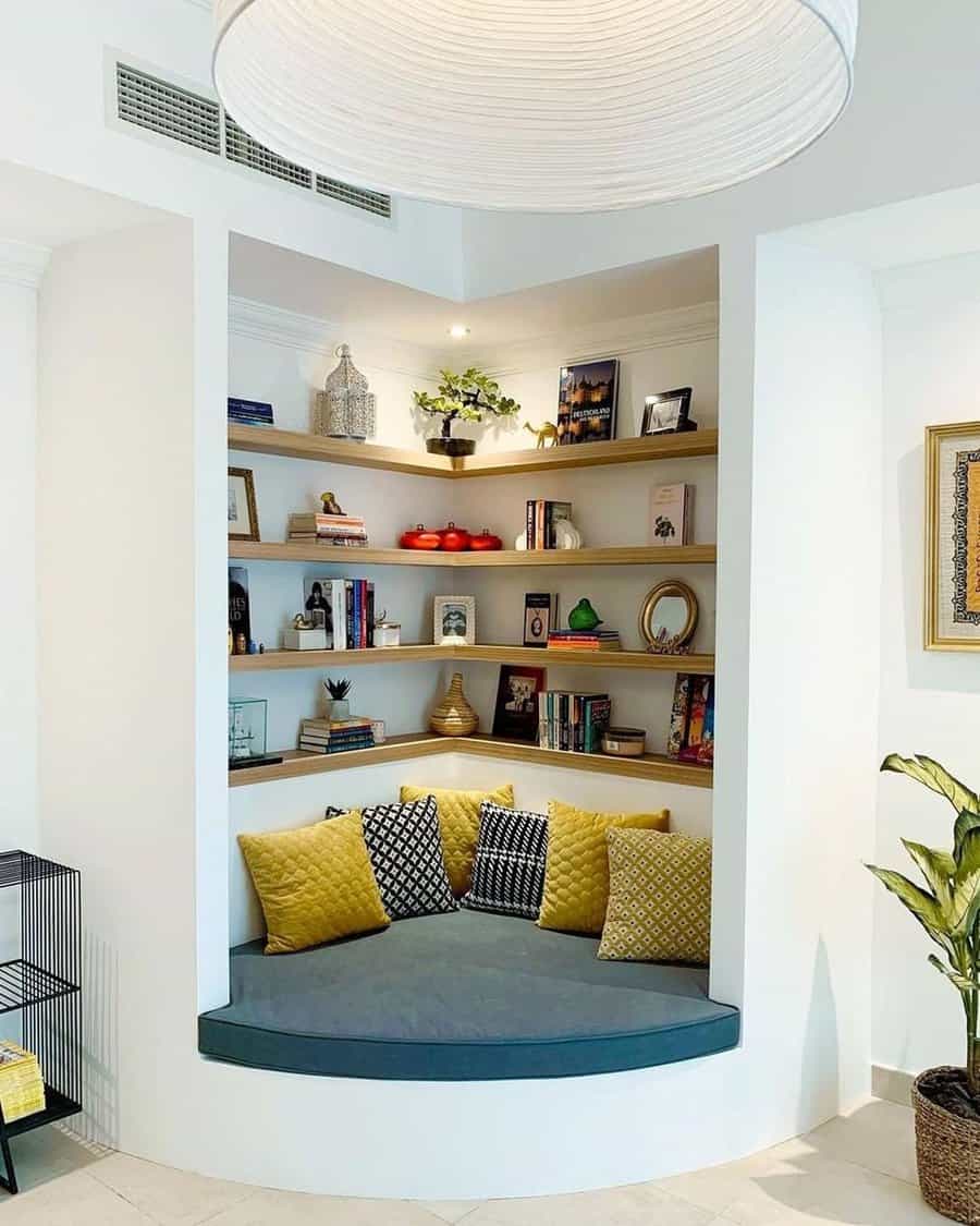 Corner Reading Nook Design Ideas Abmodular