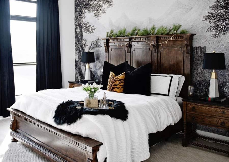 Decor Black And White Bedroo