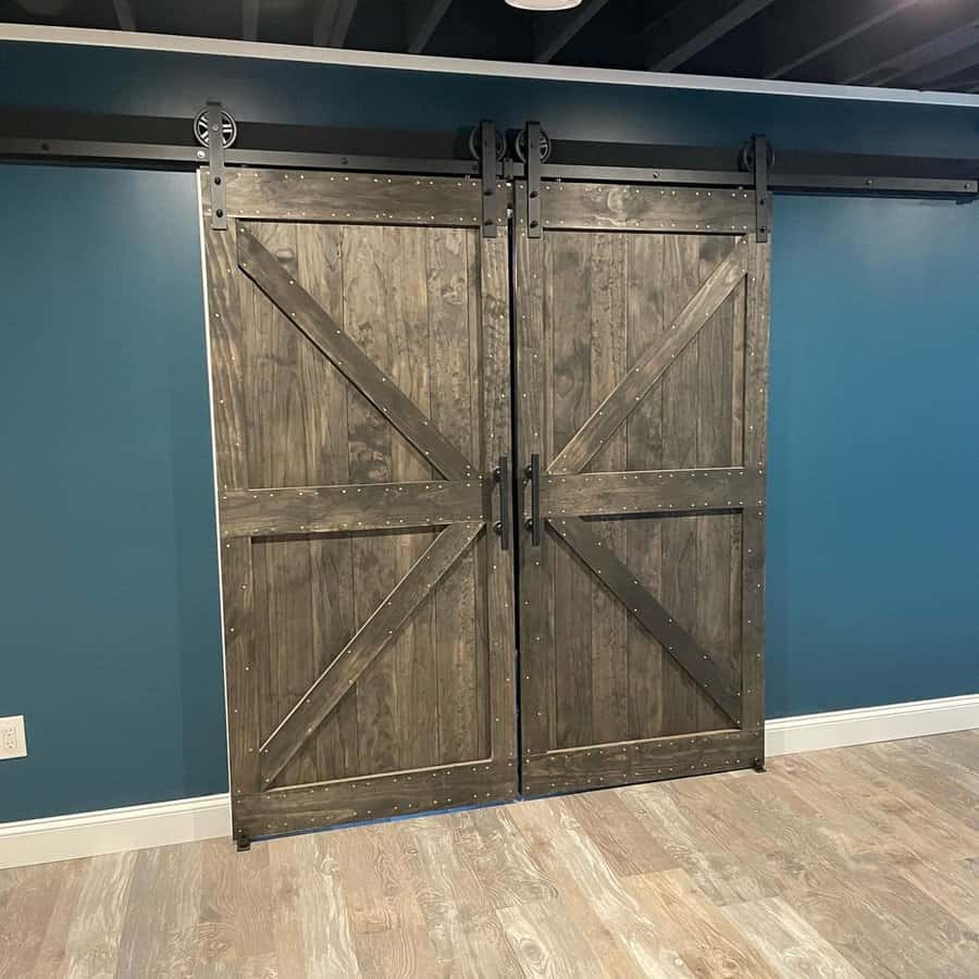 Double Barn Door Ideas Bbhandmadedesigns